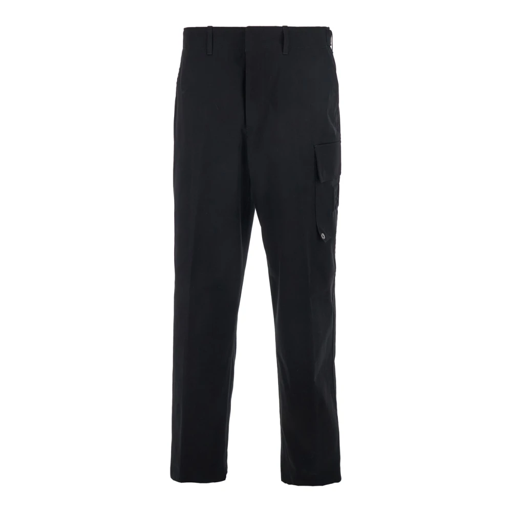 Fendi Hombre Negro Pantalones, Talla: L