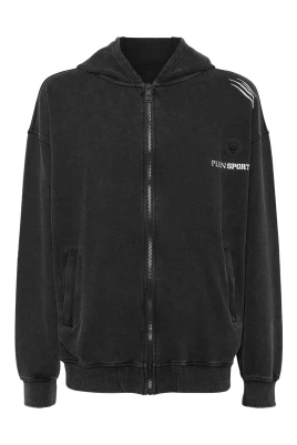 Hoodie Sweatjacket Cold Dye