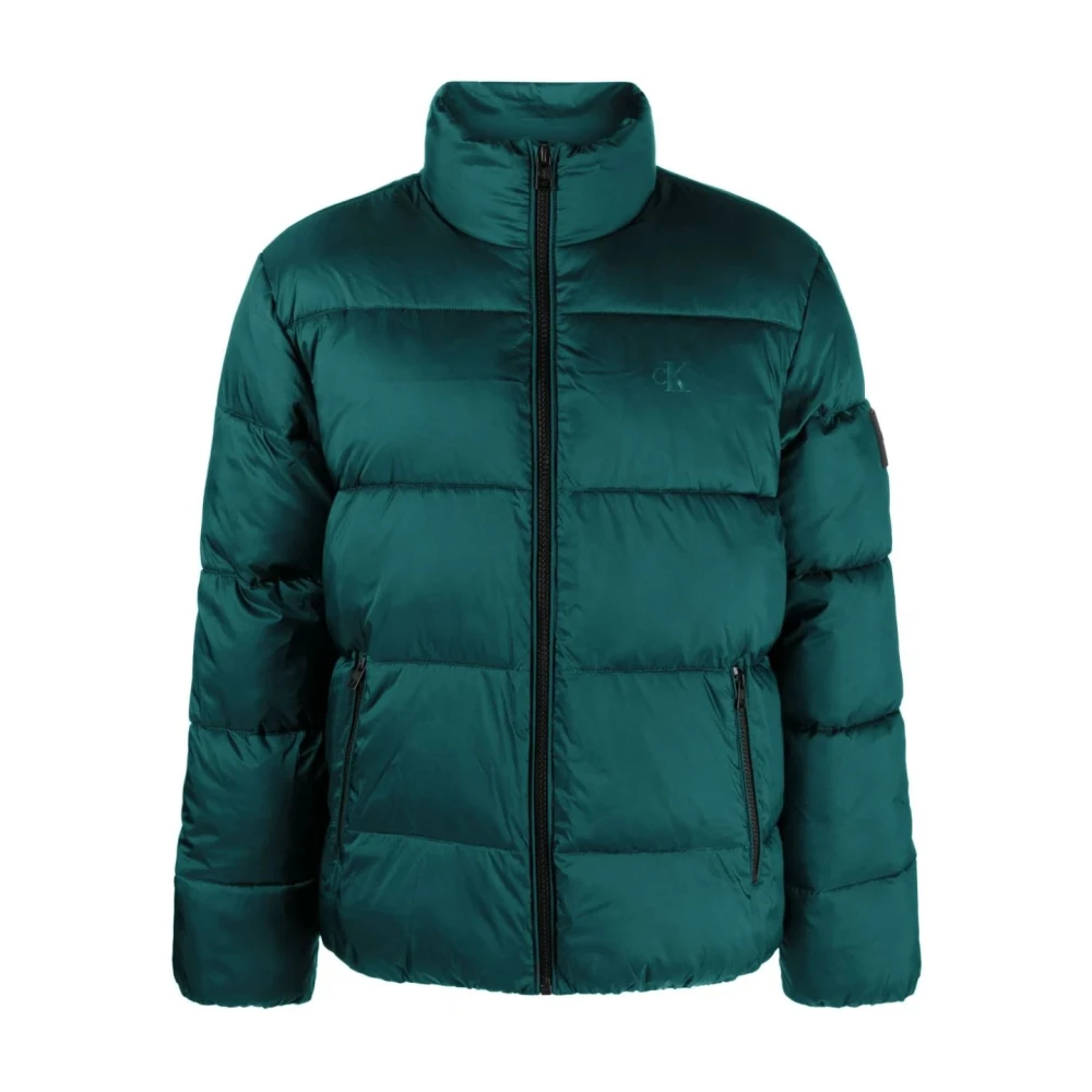 Calvin Klein Jeans Men's Blue Tt Ripstop Puffer Jacket