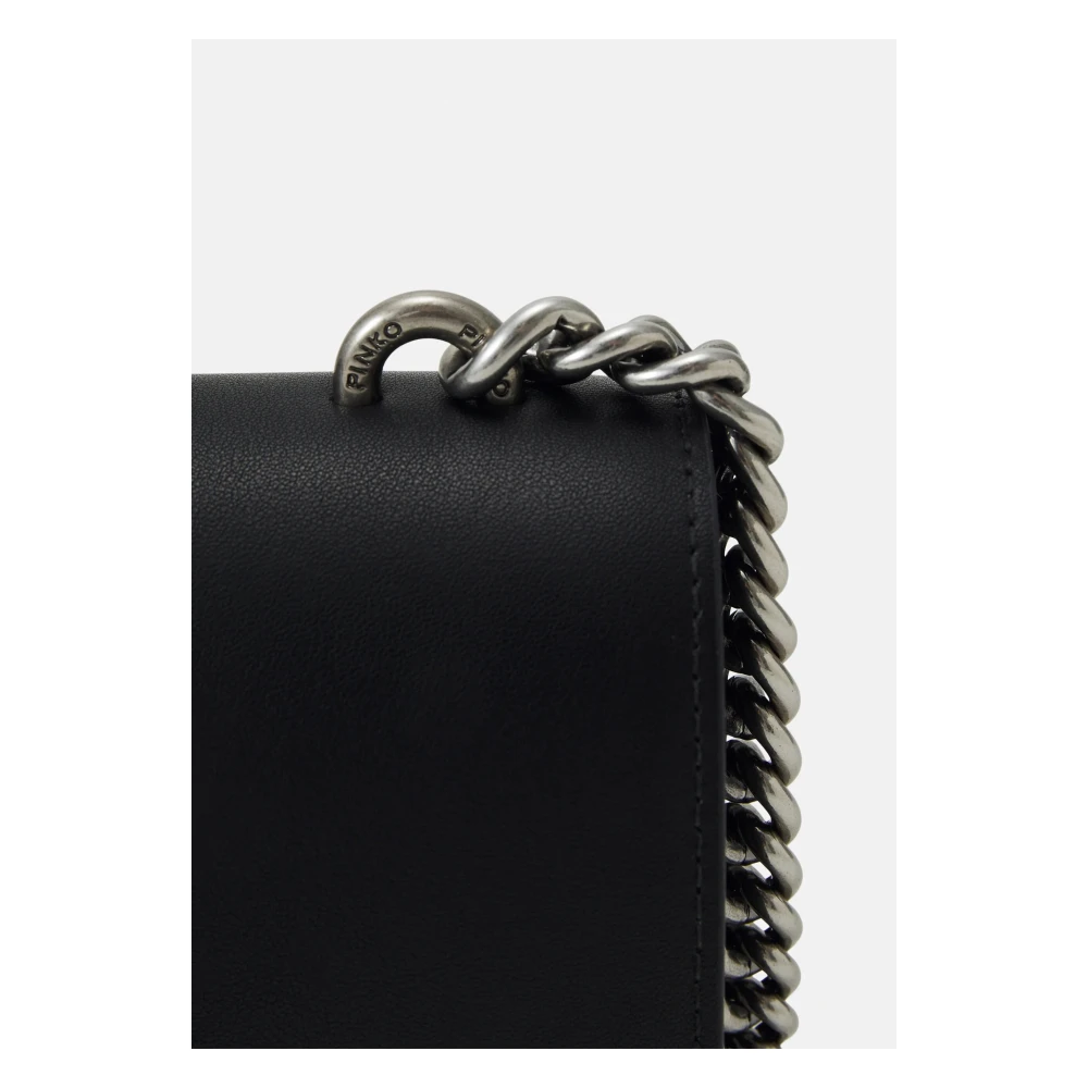 pinko Love One Mini Crossbody Tas Black Dames