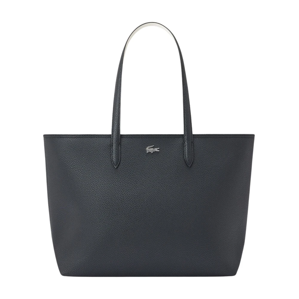 Lacoste Anna rits tote tas in zwart Black Dames