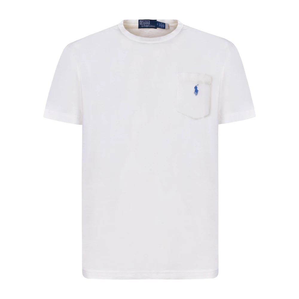 Polo Ralph Lauren Keramisch Wit Katoenen T-shirt White Heren