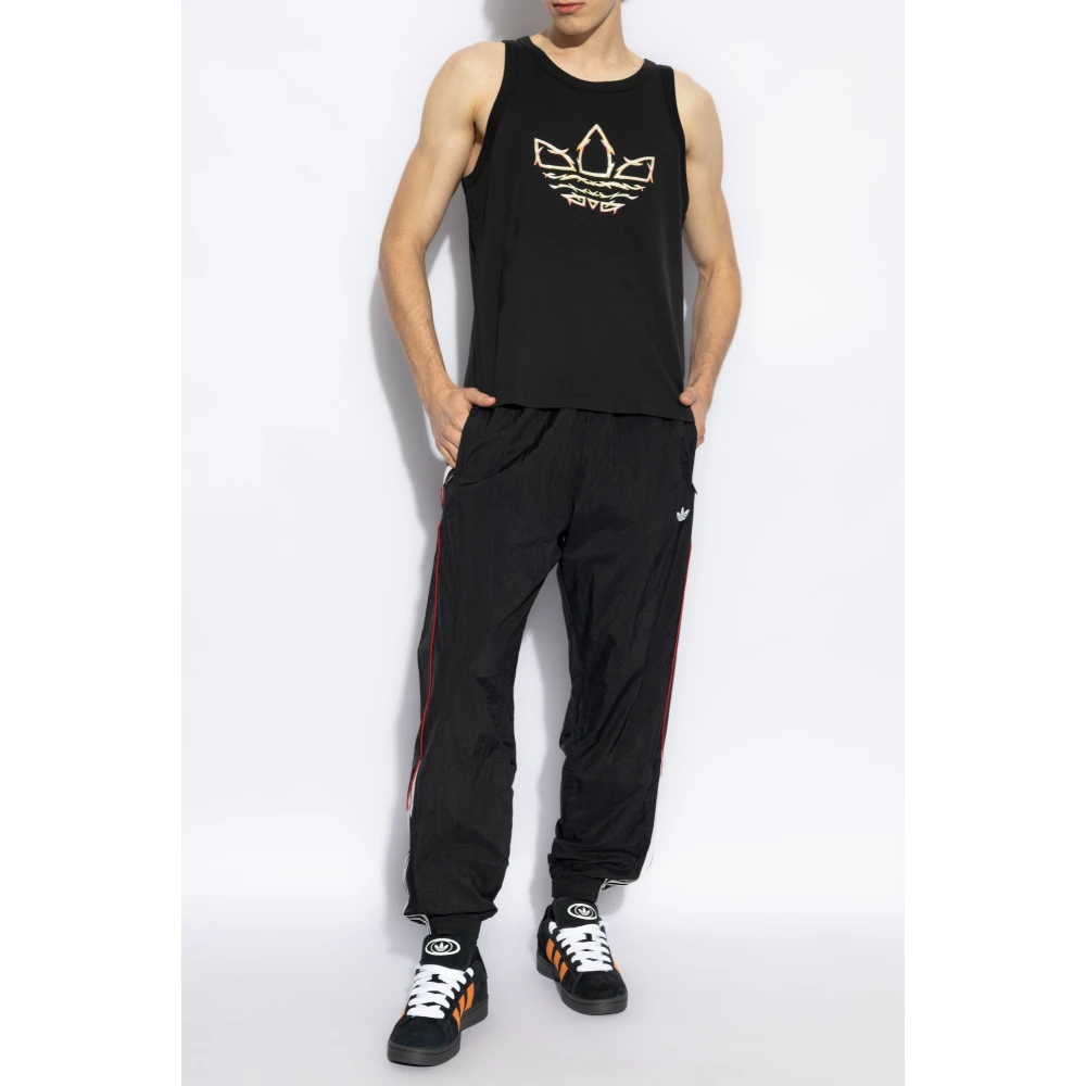 adidas Originals Nylon broek Black Heren