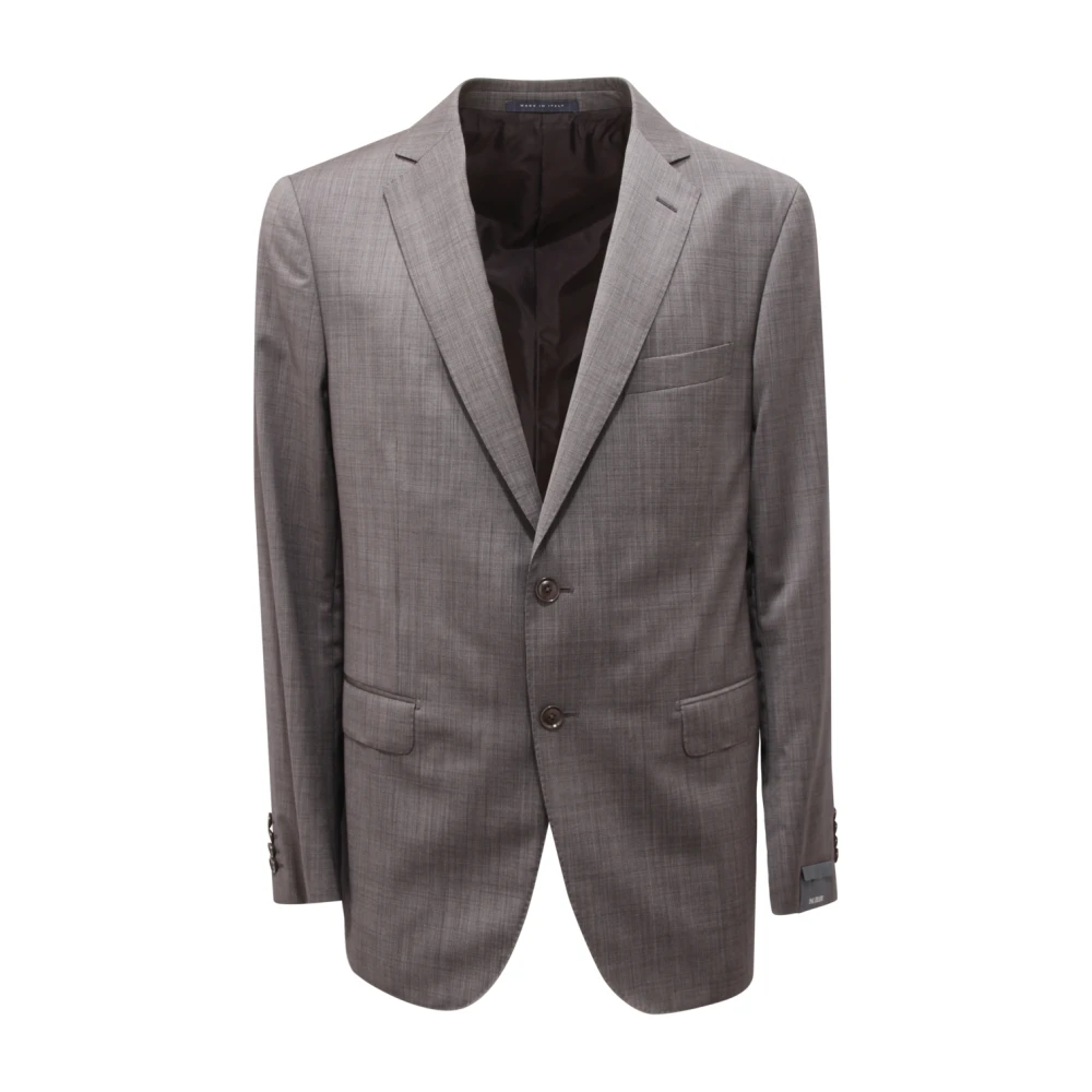 Pal Zileri Gray Wool Suit - Male - Blazers - 2XL - Jackets