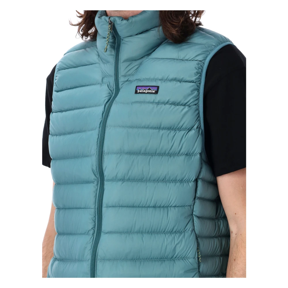 Patagonia Lichtgewicht Donsvest voor Mannen Blue Heren