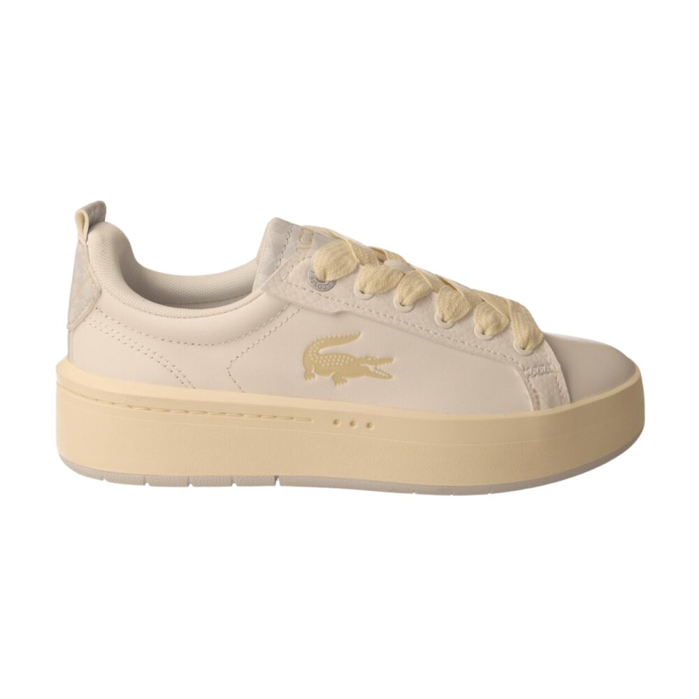 Witte fashion lacoste sneakers