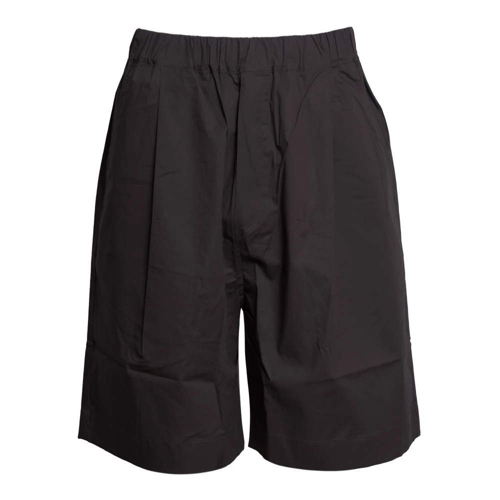 Laneus Men's Brown Casual Shorts, M, Bermuda Shorts