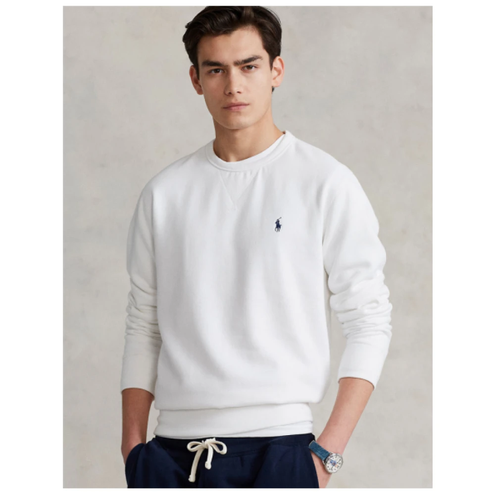 Polo Ralph Lauren Klassieke Sweatshirt met Iconisch Logo White Heren