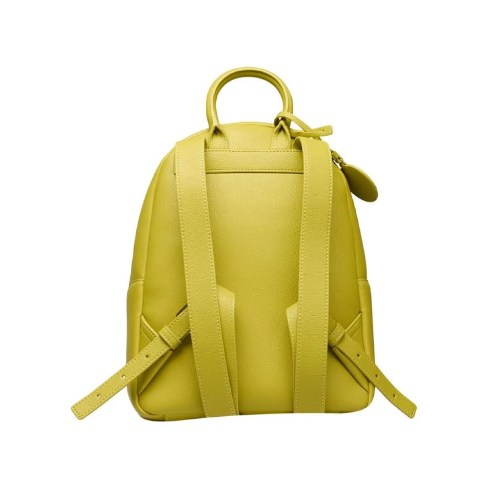 Love Moschino Gele rugzak met verstelbare banden Yellow Dames