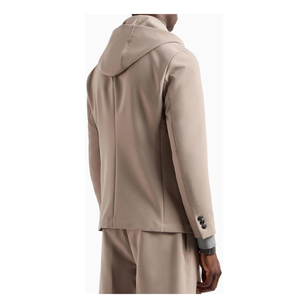 Emporio Armani Stijlvolle jassen met unieke kenmerken Beige Heren