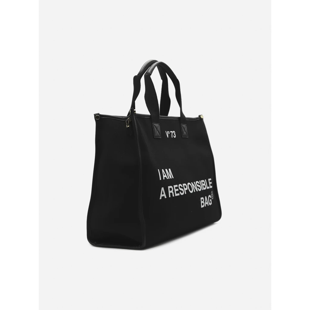 V73 Tote Bags Black Dames