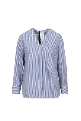 S Max Mara Shirts Air Force Blue+White