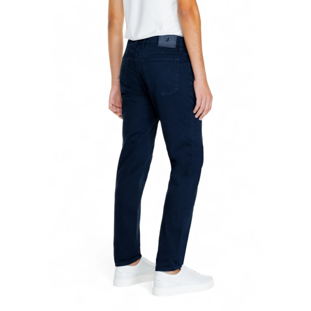 Jeckerson Blauwe Rits Knoop Broek Herfst Winter Blue Heren