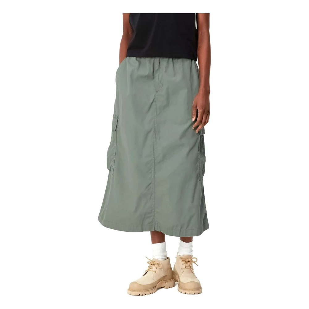 Carhartt WIP Cargo Rok van Katoen Green Dames