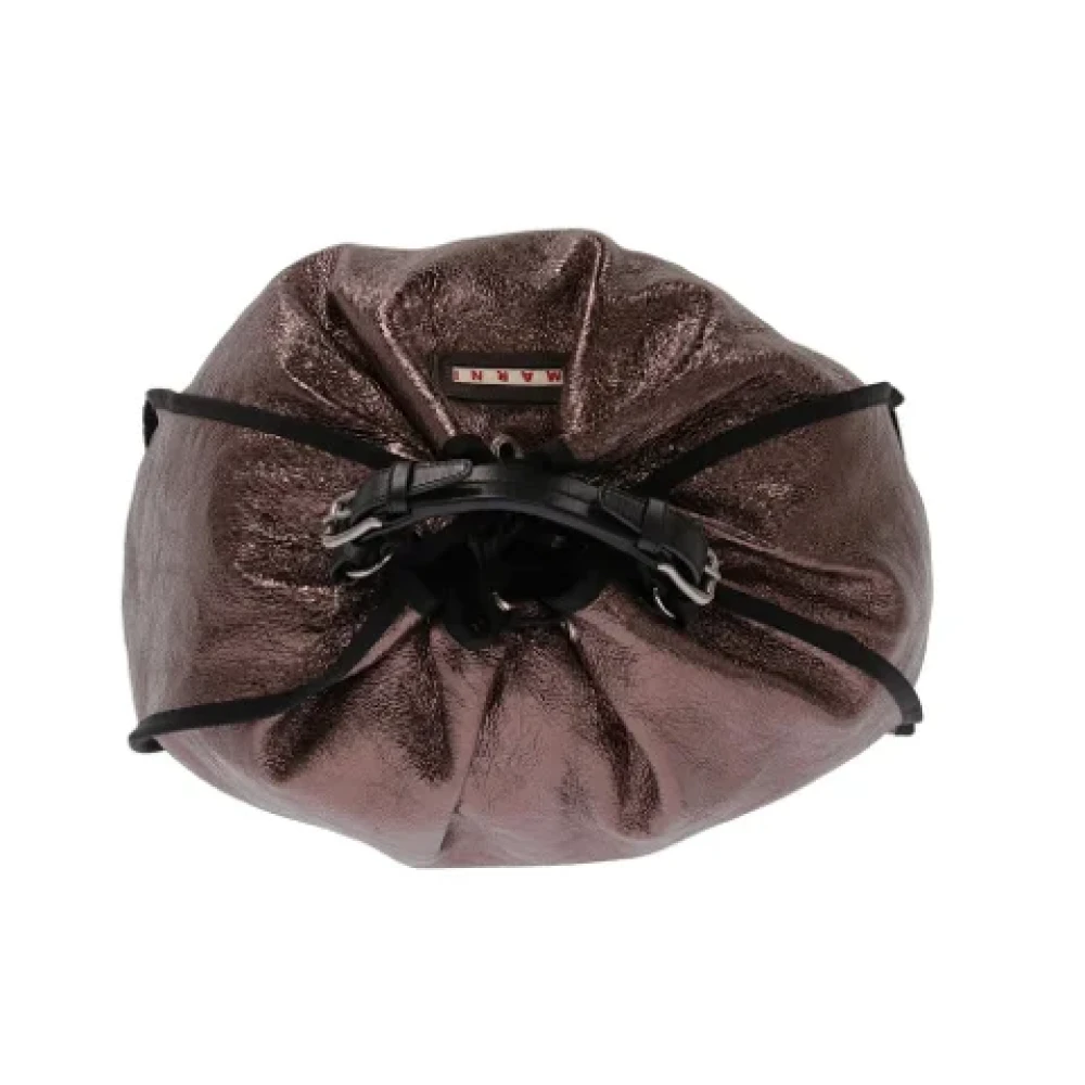 Marni Pre-owned Leather handbags Brown Dames