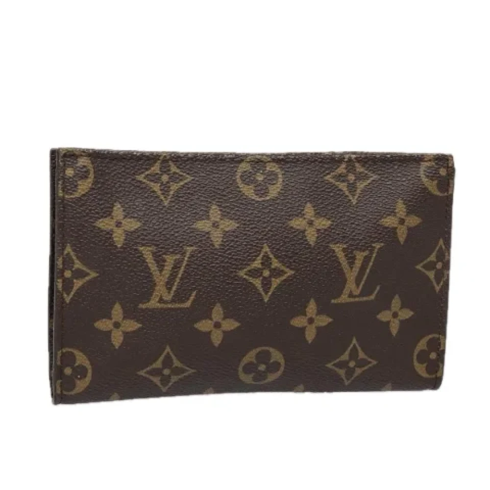 Louis Vuitton Vintage Pre-owned Canvas pouches Brown Dames
