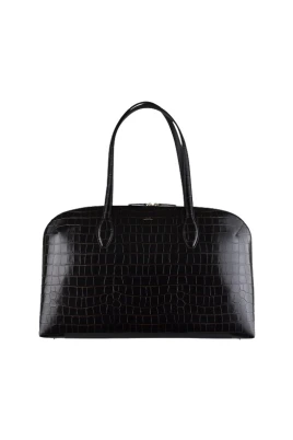 Croco-Embossed Day Tote