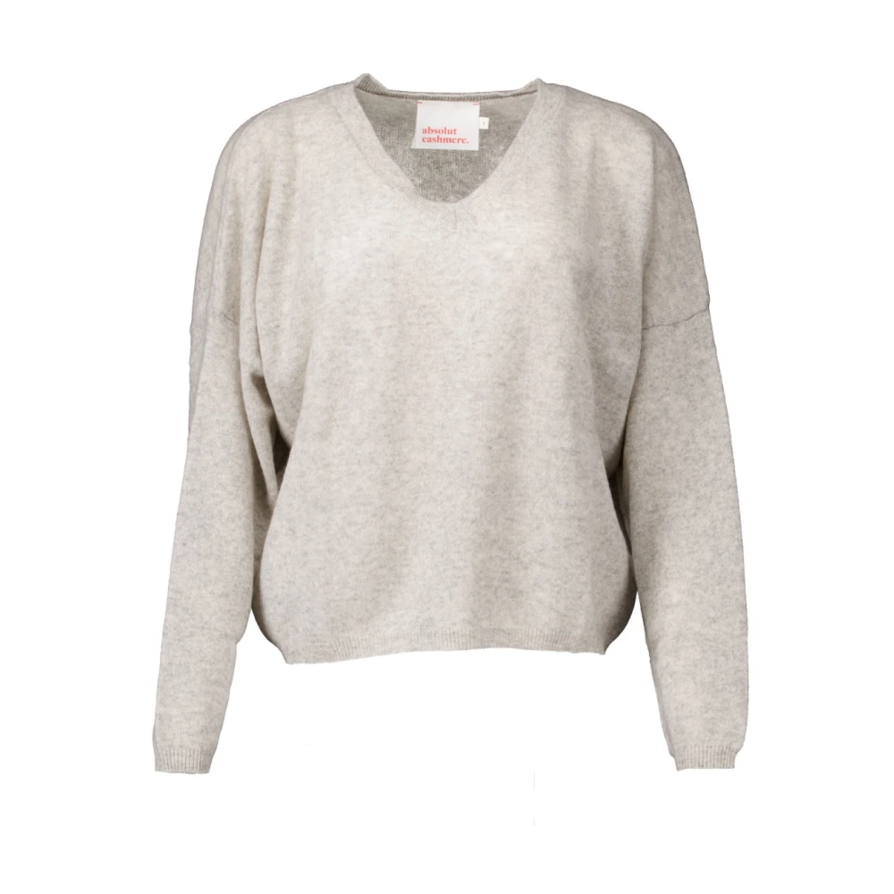 Absolut Cashmere Middengrijs Alicia Sweater Beige Dames