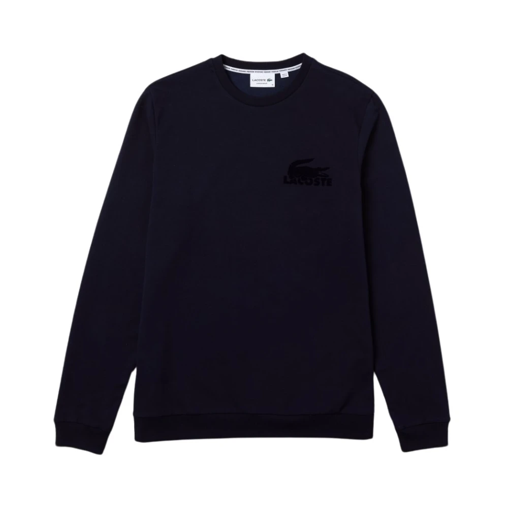 Lacoste Ikonisk Bomullsweatshirt - Blå Blue, Herr