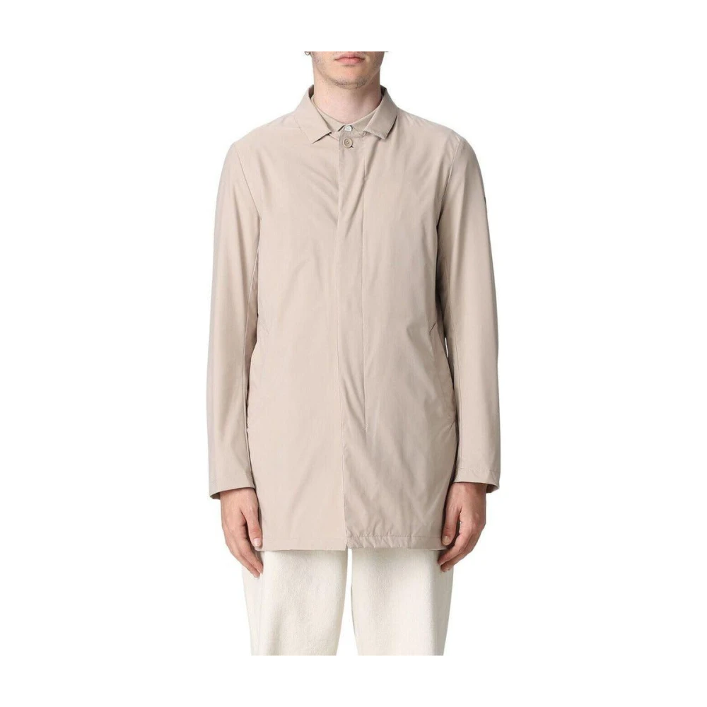 People of Shibuya Waterdichte Slim-Fit Trenchcoat voor Heren Beige Heren