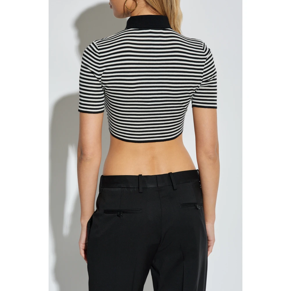 Dolce & Gabbana Korte top Black Dames