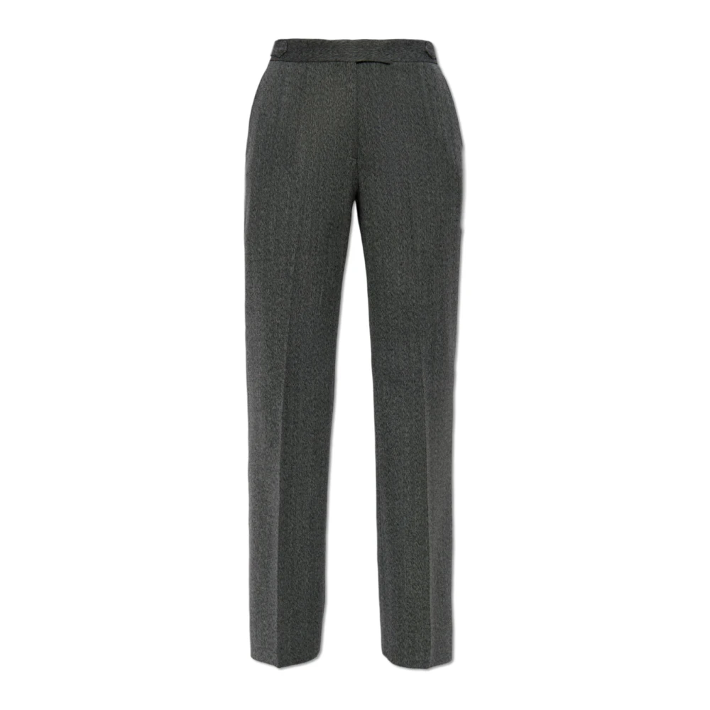 Officine Générale Gekreukelde broek Ilenia Gray Dames