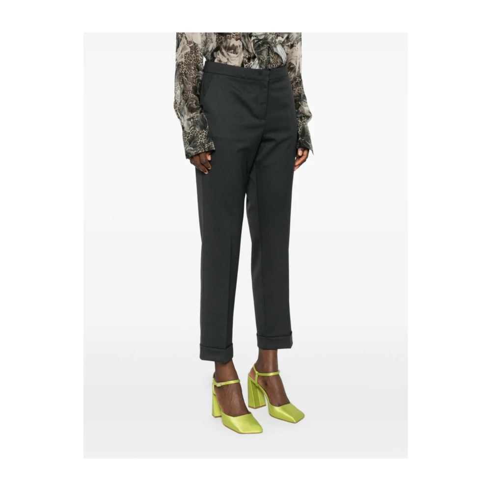 ETRO Grijze Wollen Broek Gray Dames