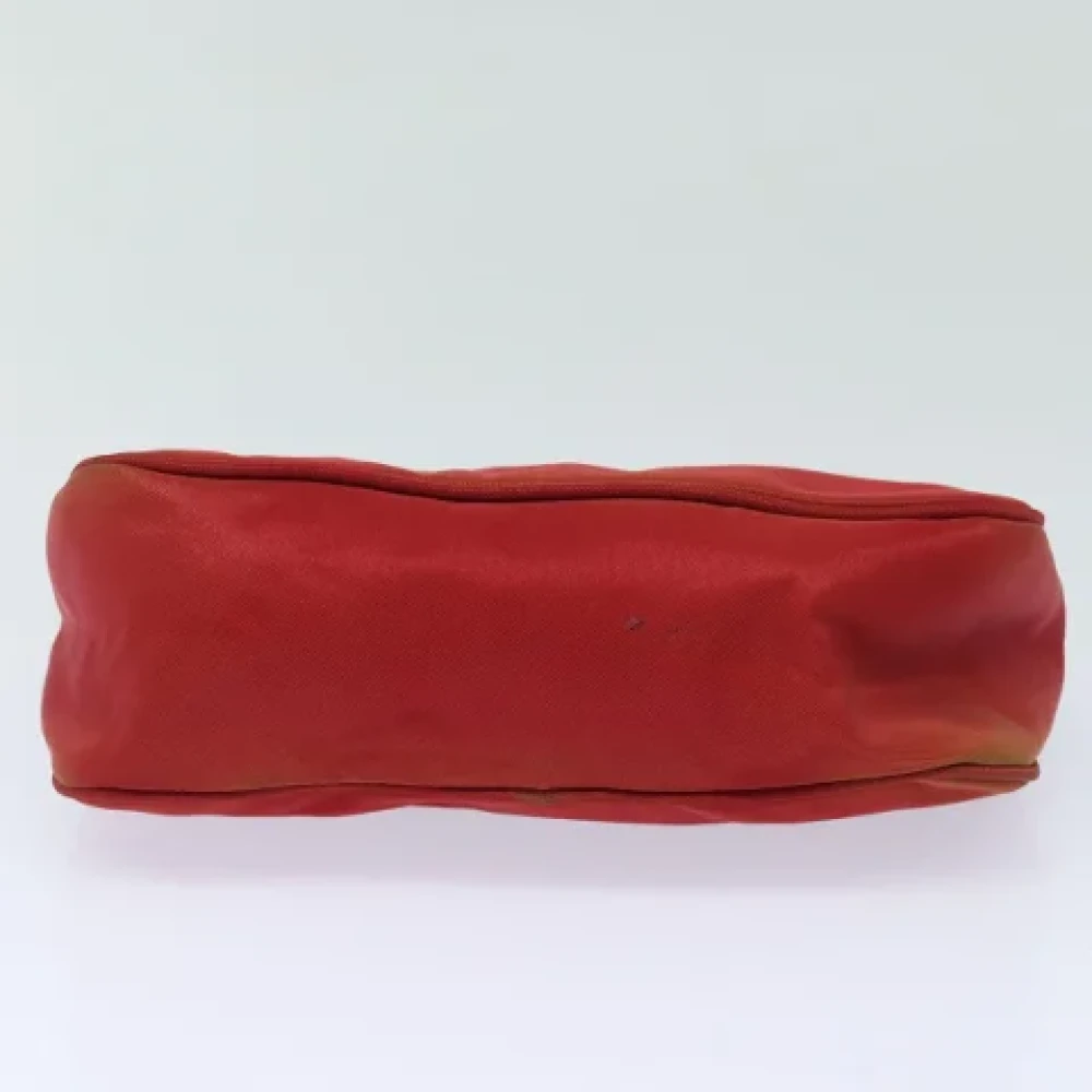 Prada Vintage Pre-owned Nylon pouches Red Dames