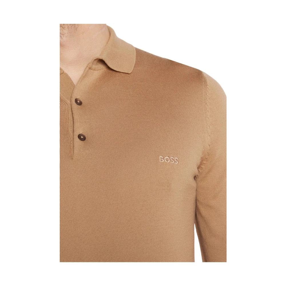 Boss Punto Poloshirt Beige Heren