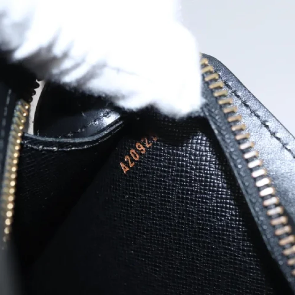 Louis Vuitton Vintage Pre-owned Leather clutches Black Dames