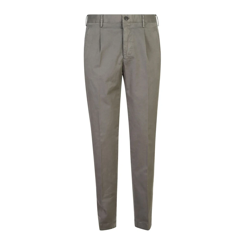 Incotex Zwarte broek voor mannen Aw24 Gray Heren