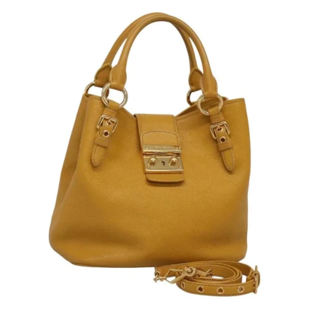 Pre-owned > Pre-owned Bags > Pre-owned Tote Bags - - Miu Miu Pre-owned - Modalova