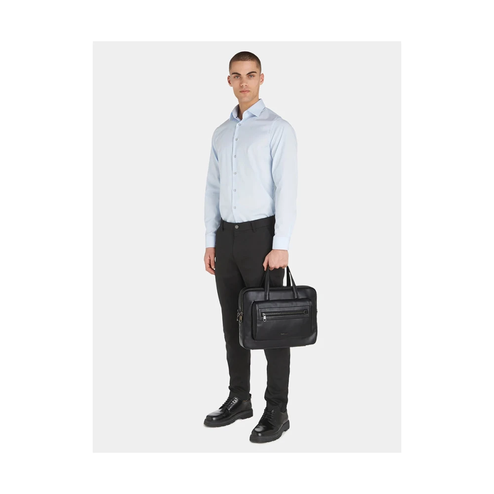 Calvin Klein Zwarte tassen met verstelbare band Black Heren