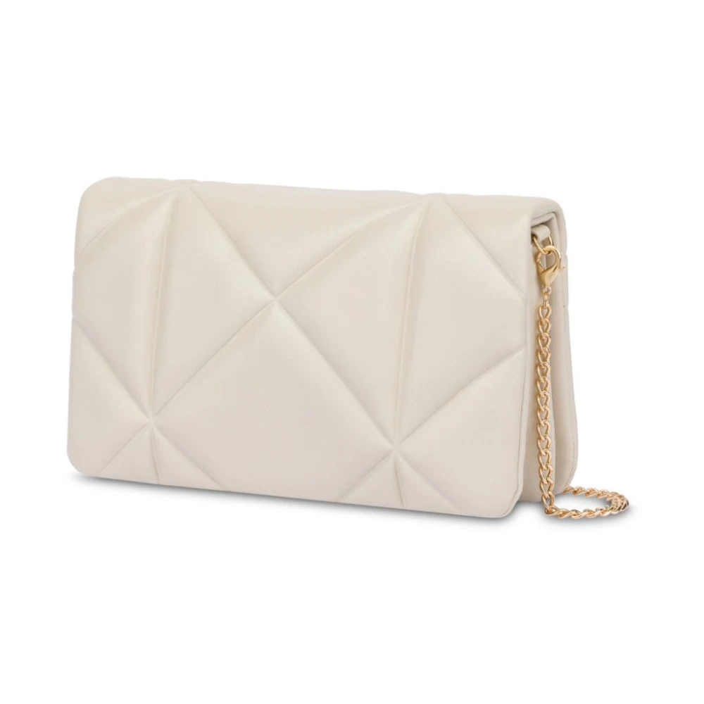 Love Moschino Ivoor Schoudertas voor Vrouwen Beige Dames