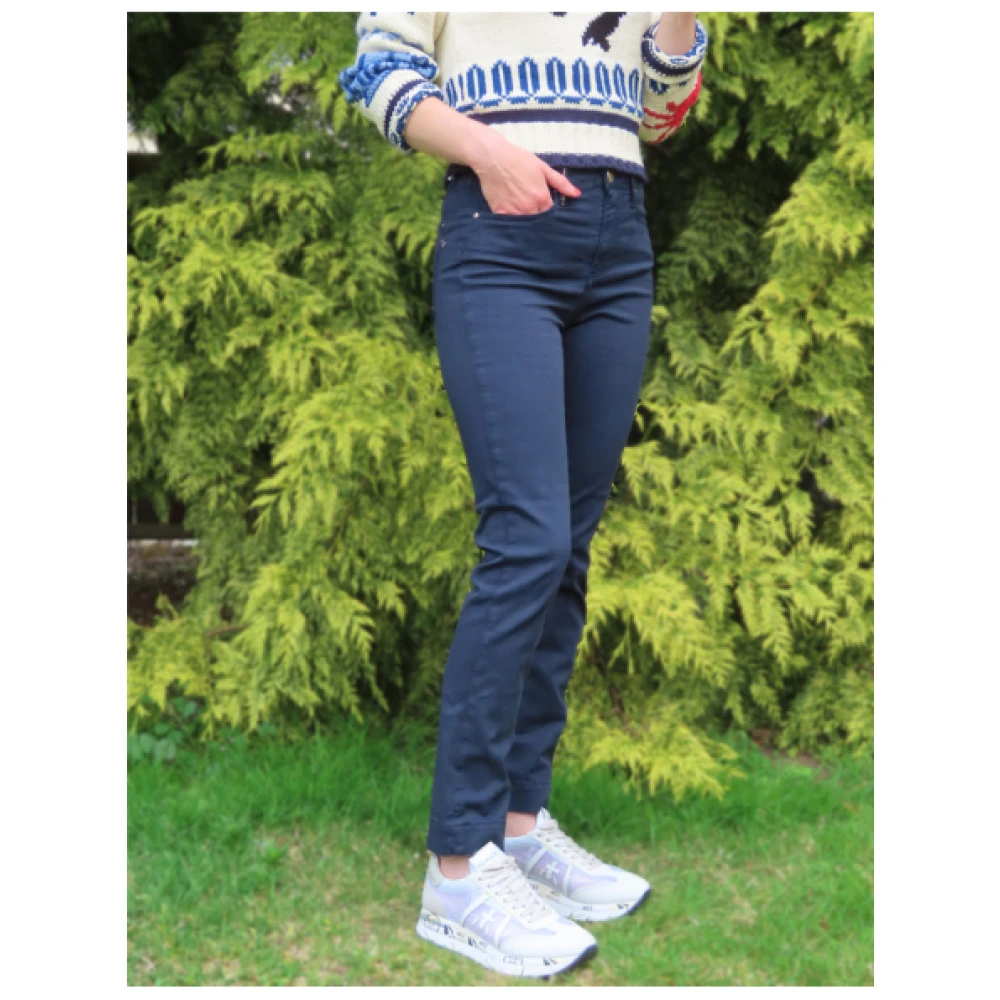 Islow Hoge Taille Matrozenbroek Blue Dames