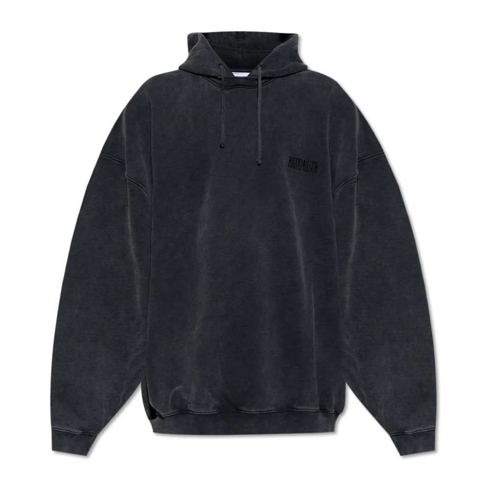 Vetements Sweatshirt met logo Gray Heren