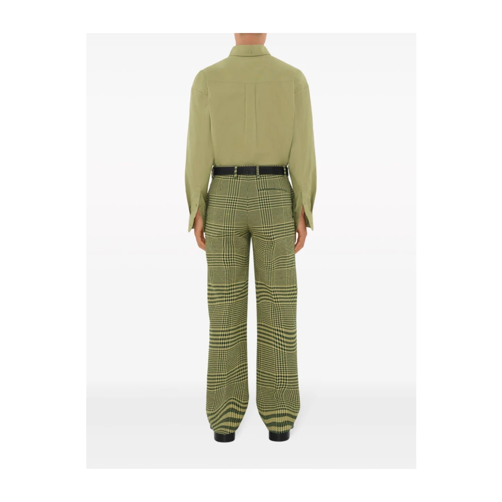 Burberry Stijlvolle Overhemden Collectie Green Heren