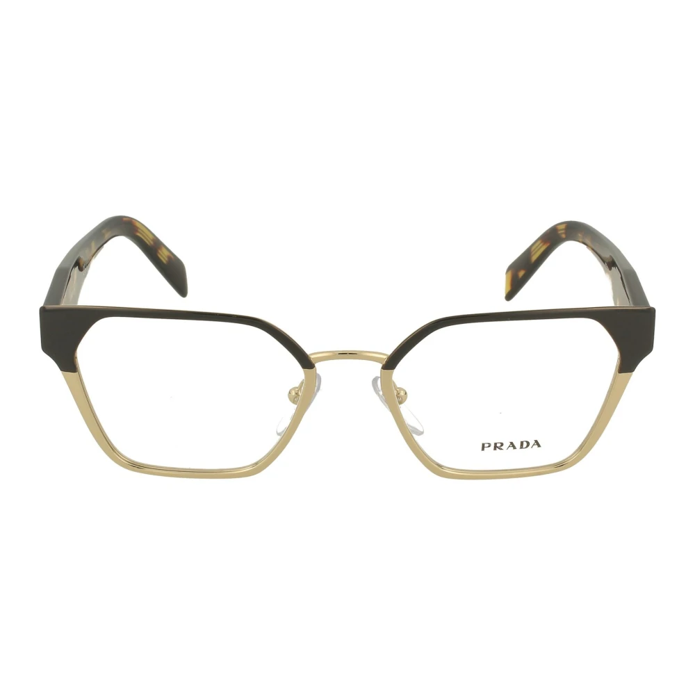 Prada Geometriska Glasögon för Kvinnor - Modell 63Wv Brown, Dam