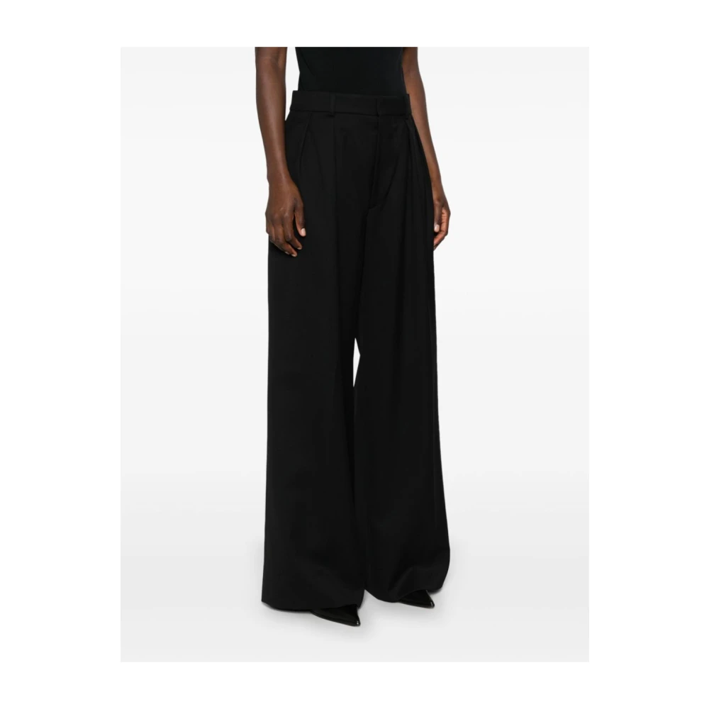Wardrobe.nyc Stijlvolle Low Rise Broek Black Dames