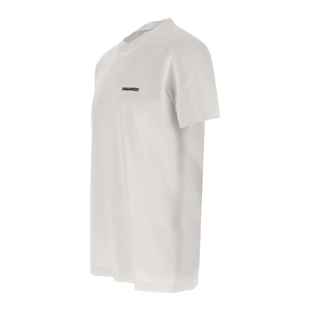 Dsquared2 Witte Katoenen Heren T-shirt White Heren