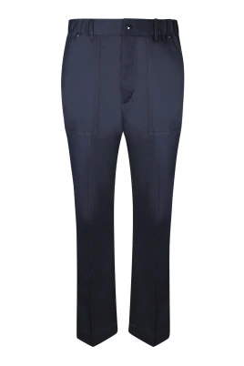 Chinos med elastisk linning