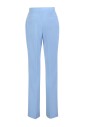 pantalon-bleu-fit-and-flare-en-coton