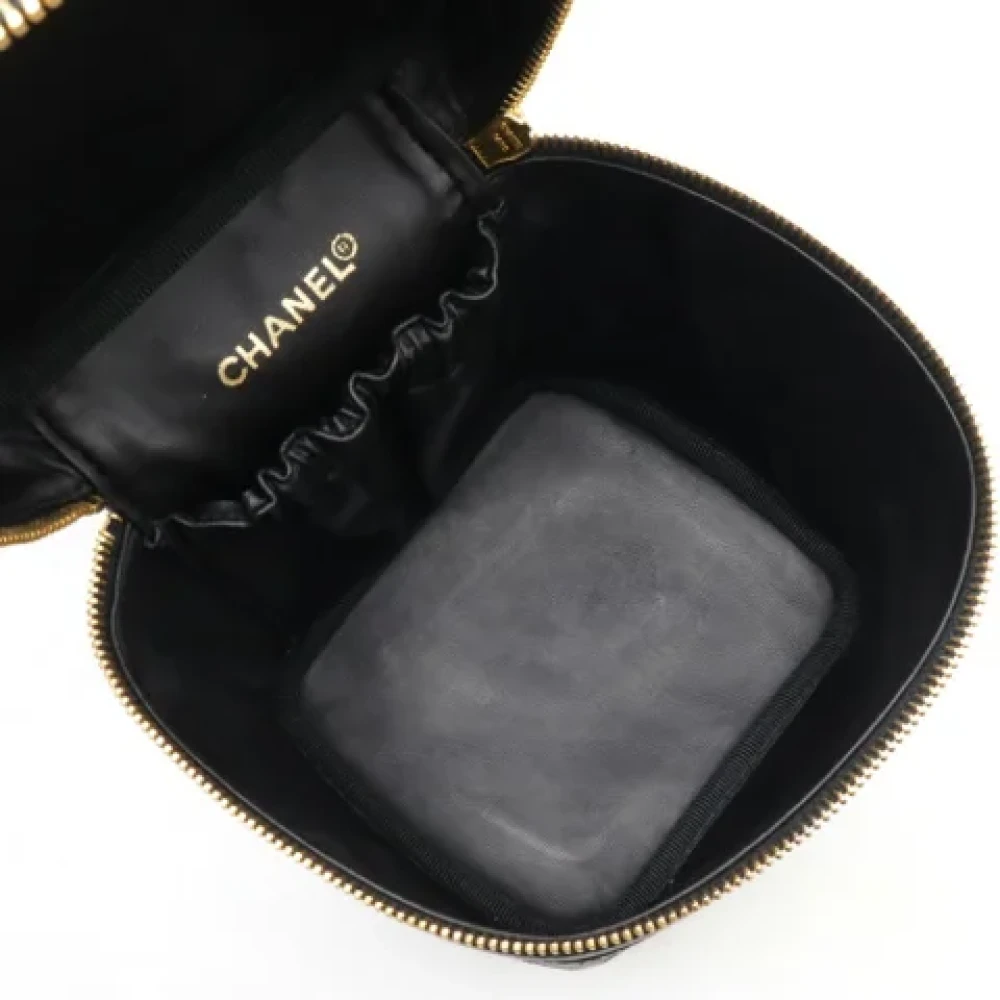 Chanel Vintage Pre-owned Fabric chanel-bags Black Dames