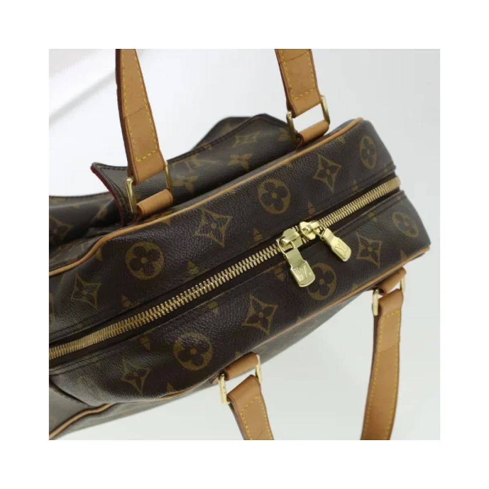 Louis Vuitton Vintage Pre-owned Canvas handbags Brown Dames