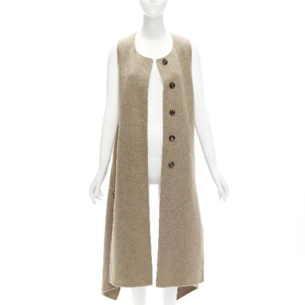 Marni Pre-owned Wool outerwear Brown Dames