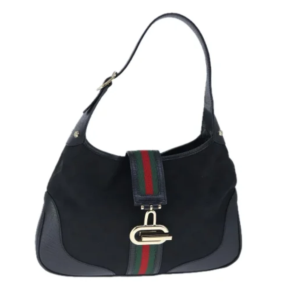 Gucci Vintage Pre-owned Canvas gucci-bags Black Dames