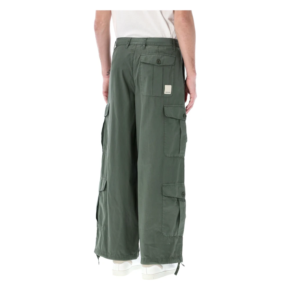 Emporio Armani Trousers Green Heren