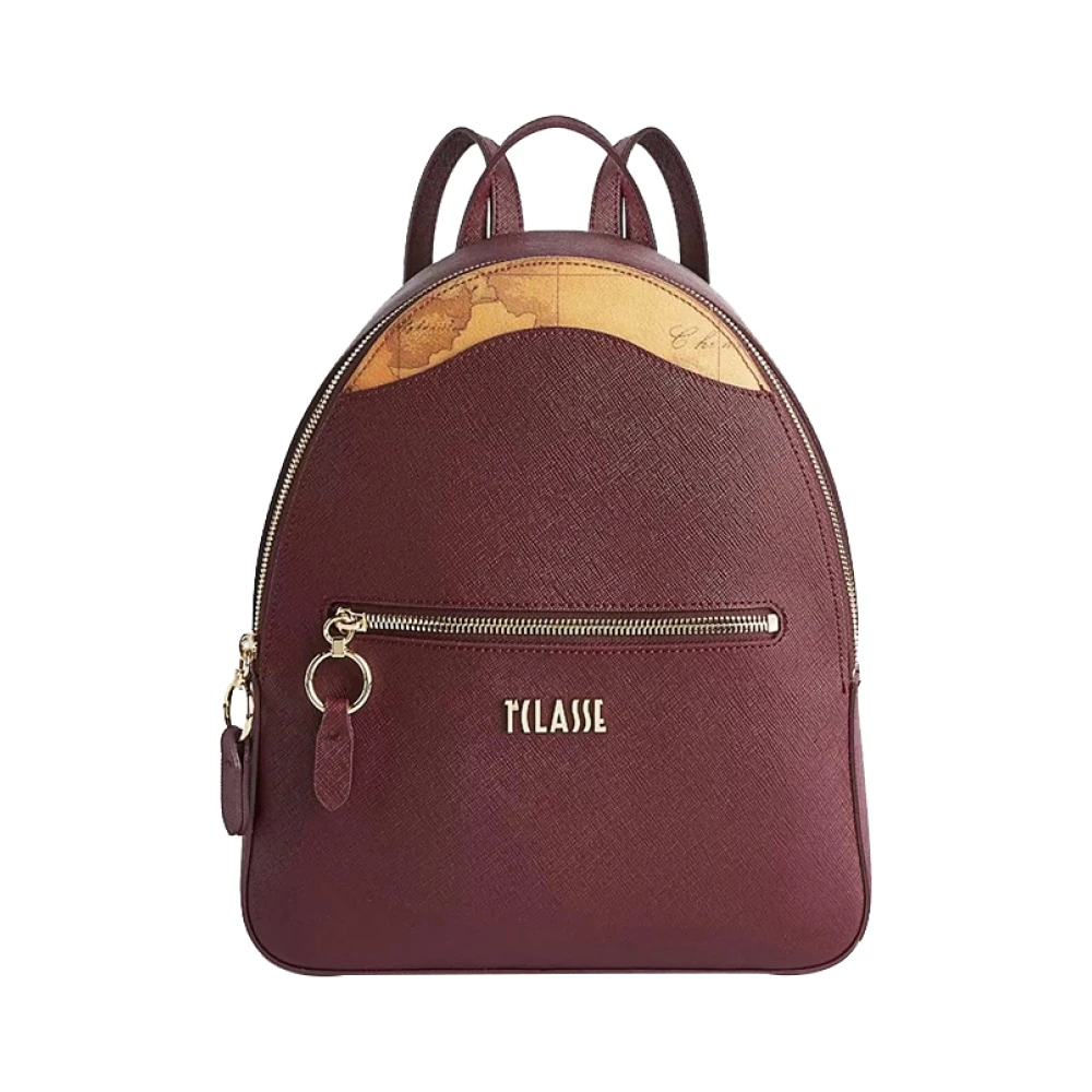 Alviero Martini 1a Classe Paarse Geo Classic Rugzak Purple Dames