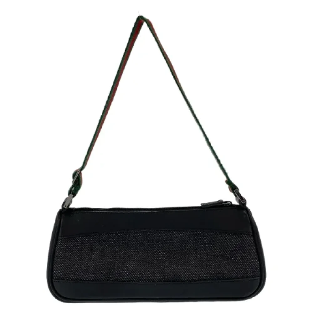 Gucci Vintage Pre-owned Canvas gucci-bags Black Dames