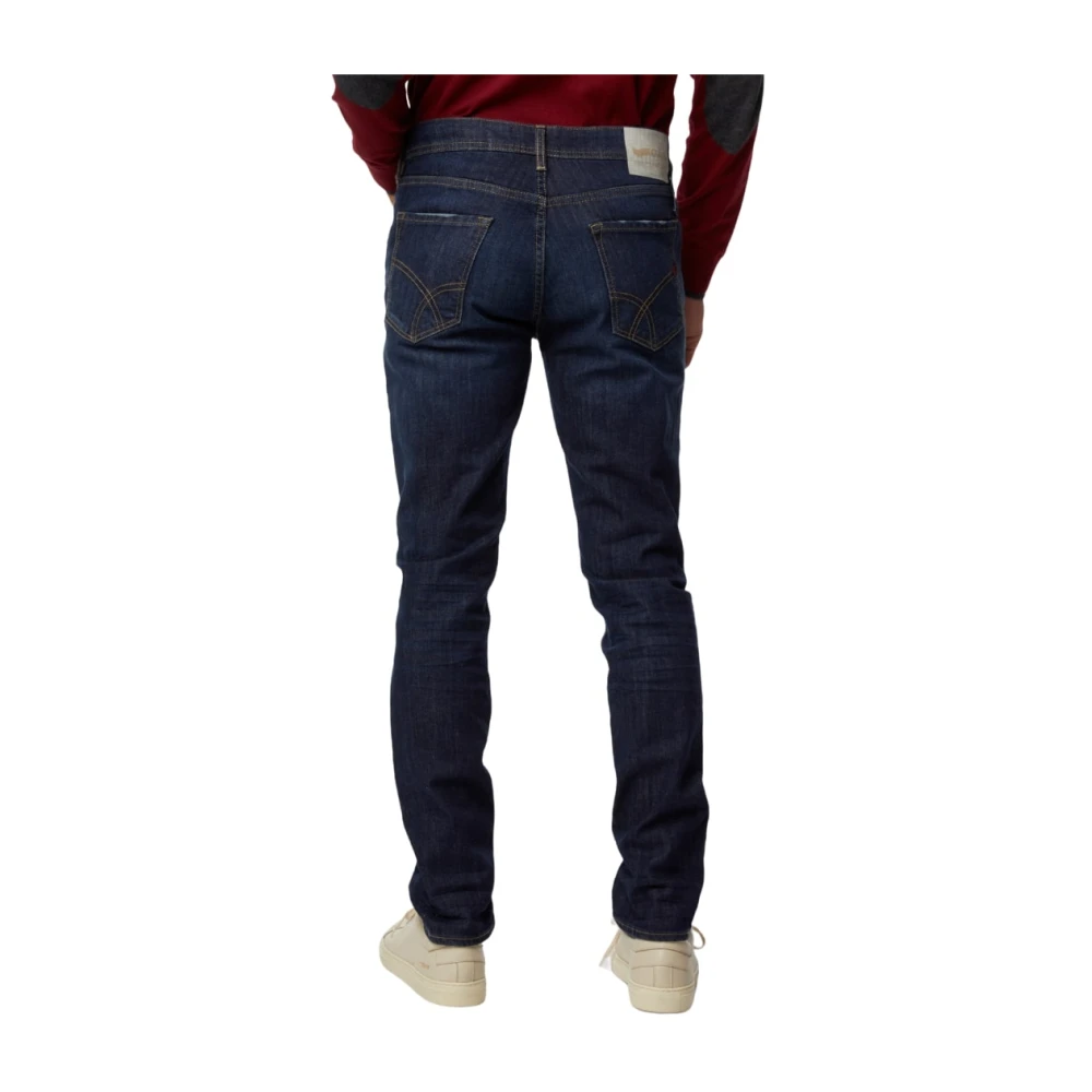 GAS Slim-fit Denim Broek Blue Heren
